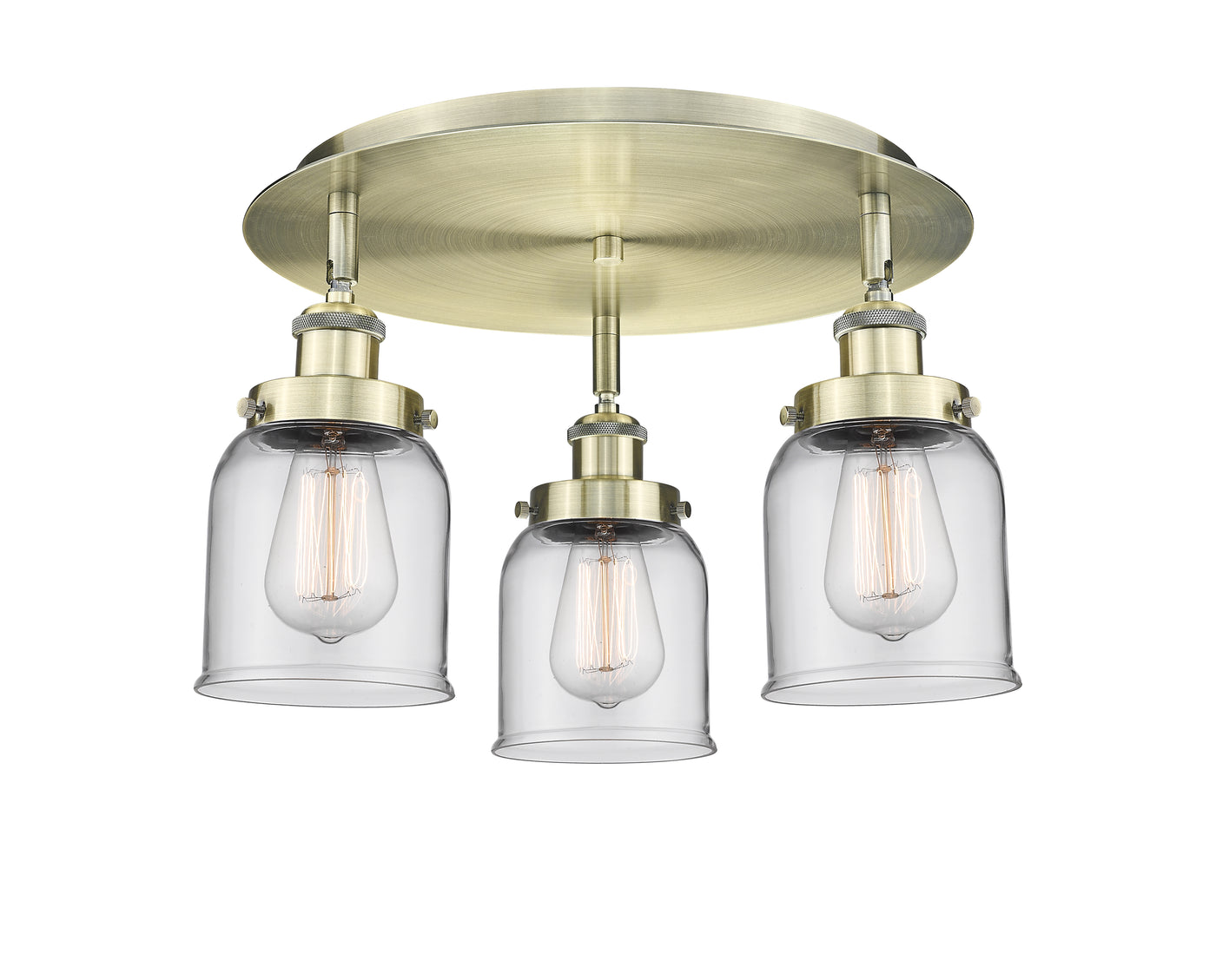 Ballston Semi-Flush Mount Satin Nickel