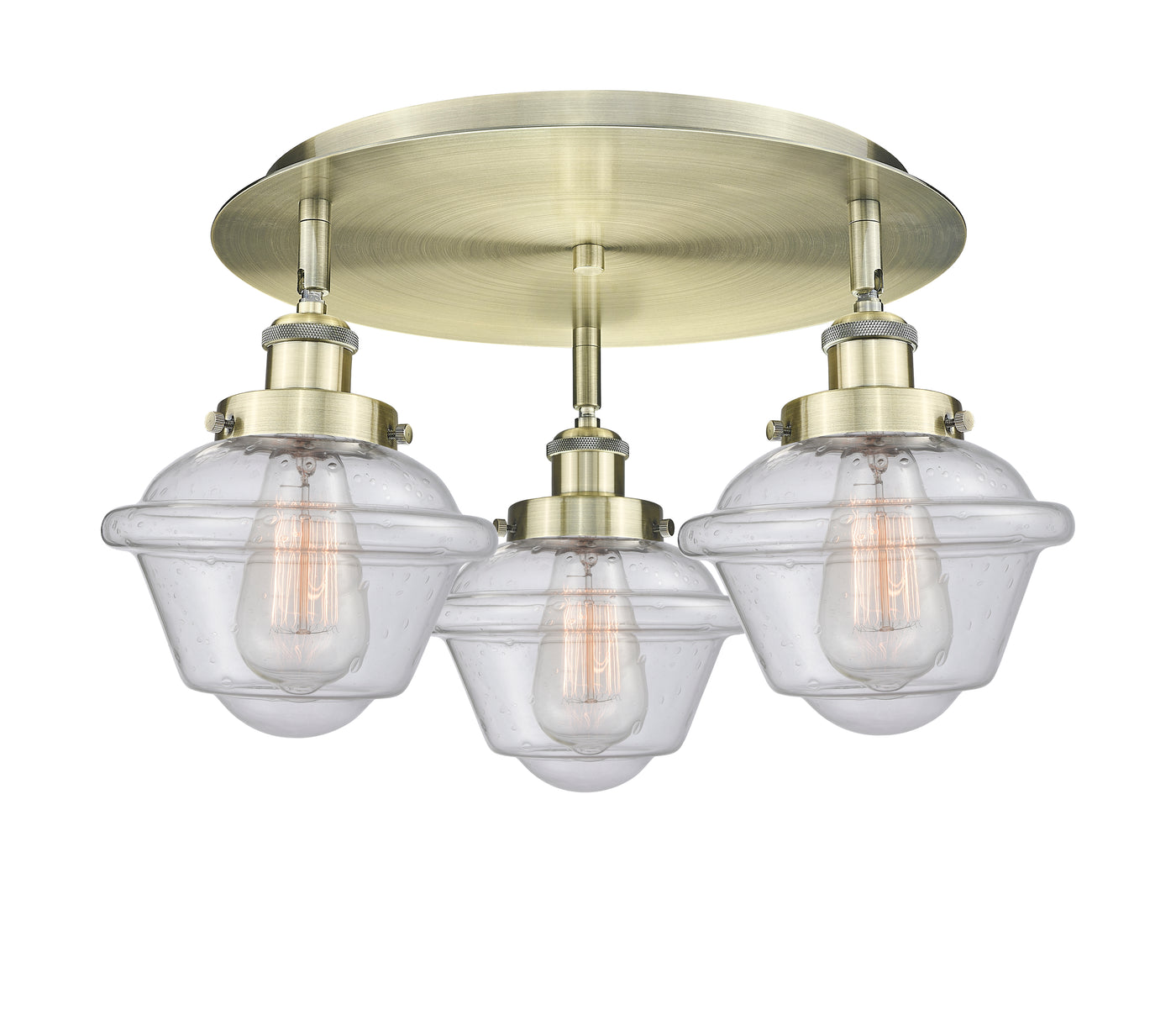 Ballston Semi-Flush Mount Satin Nickel
