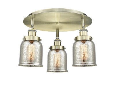 Cone 17-Inch 3-Light Semi-Flush Mount