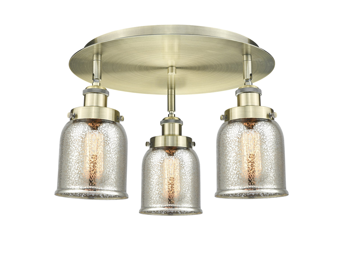Cone 17-Inch 3-Light Semi-Flush Mount