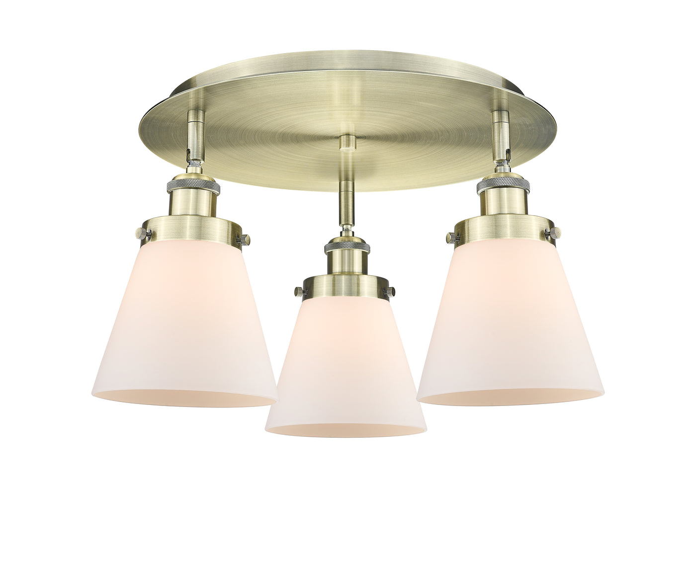 Ballston Semi-Flush Mount Satin Nickel Finish