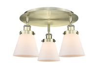 Ballston Semi-Flush Mount Satin Nickel Finish