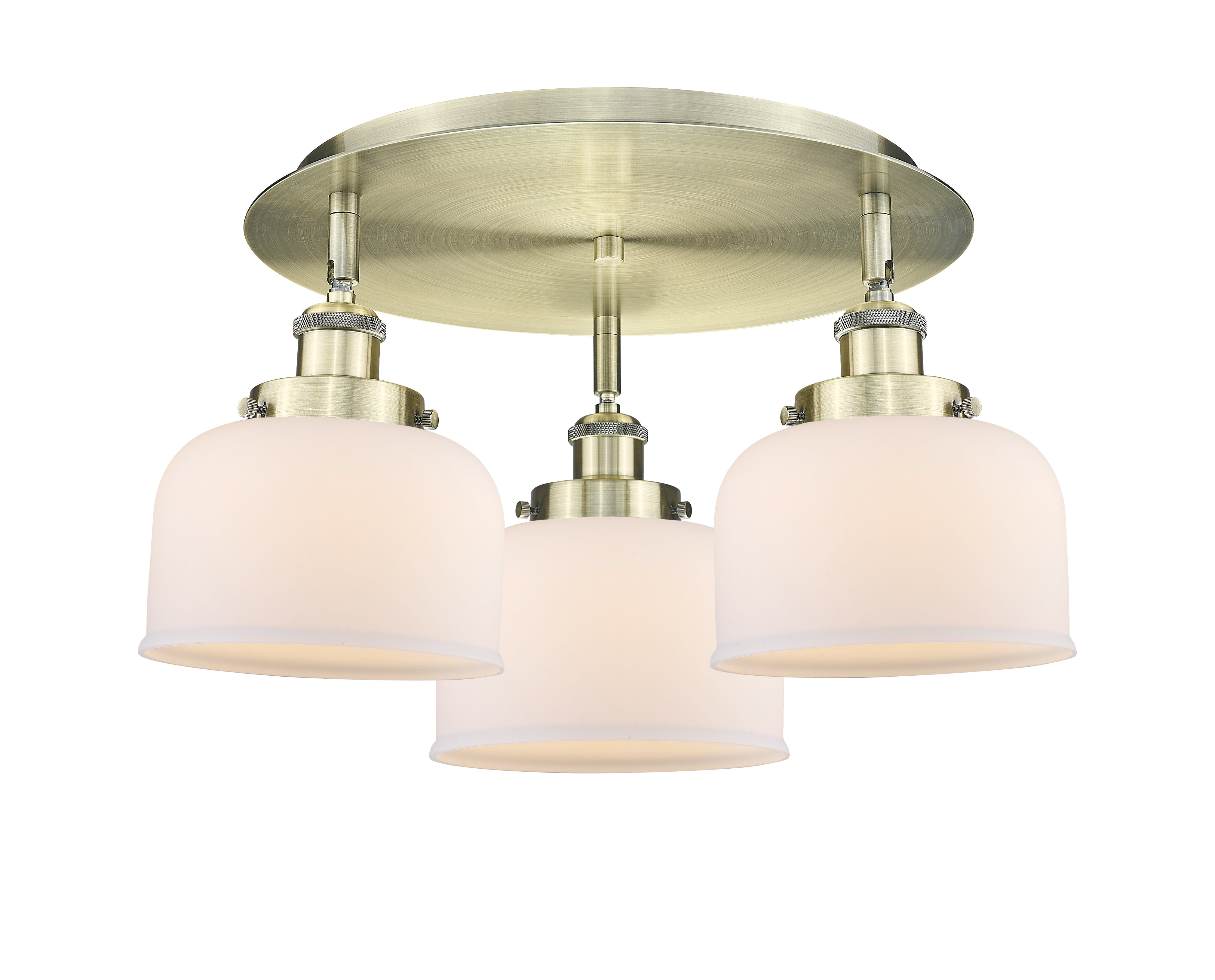 Ballston Semi-Flush Mount Satin Nickel