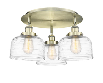 Bell 20-Inch 3-Light Semi-Flush Mount