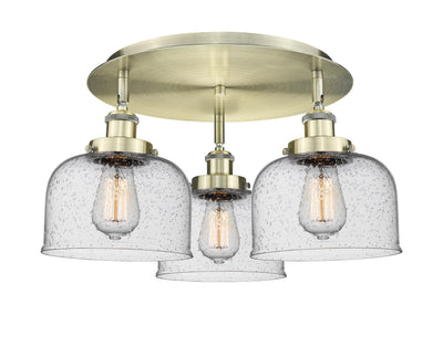 Ballston Semi-Flush Mount Satin Nickel