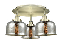 Ballston Semi-Flush Mount Satin Nickel