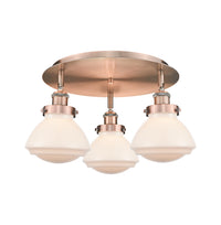 Ballston Semi-Flush Mount Satin Nickel