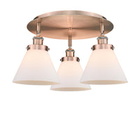 Ballston Semi-Flush Mount Satin Nickel