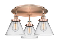 Ballston Semi-Flush Mount Satin Nickel