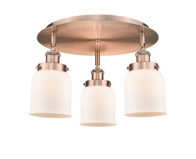 Cone 17-Inch 3-Light Semi-Flush Mount