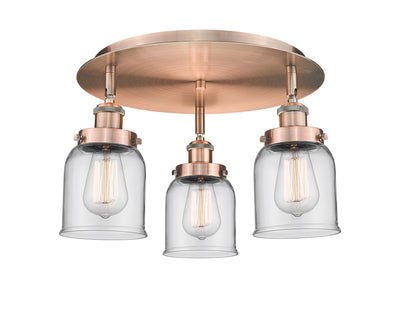 Cone 17-Inch 3-Light Semi-Flush Mount