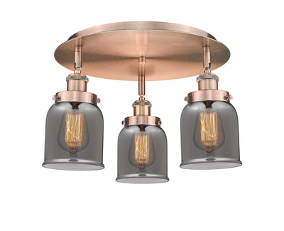 Cone 17-Inch 3-Light Semi-Flush Mount