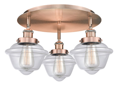 Oxford 19-Inch 3-Light Semi-Flush Mount
