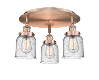 Cone 17-Inch 3-Light Semi-Flush Mount