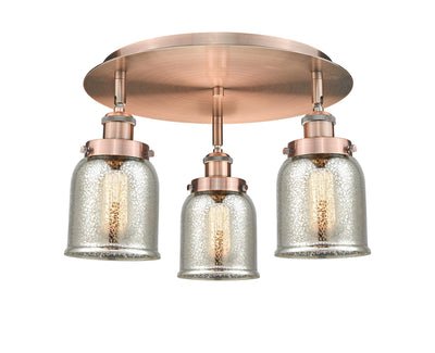 Cone 17-Inch 3-Light Semi-Flush Mount