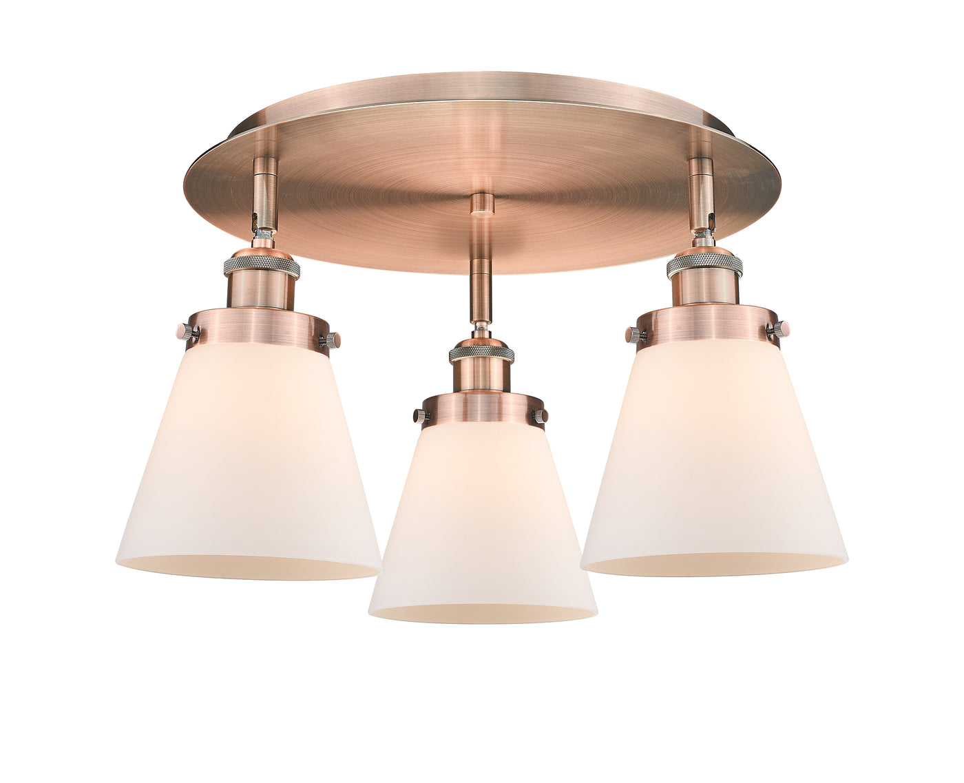 Ballston Semi-Flush Mount Satin Nickel Finish