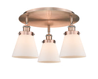Ballston Semi-Flush Mount Satin Nickel Finish