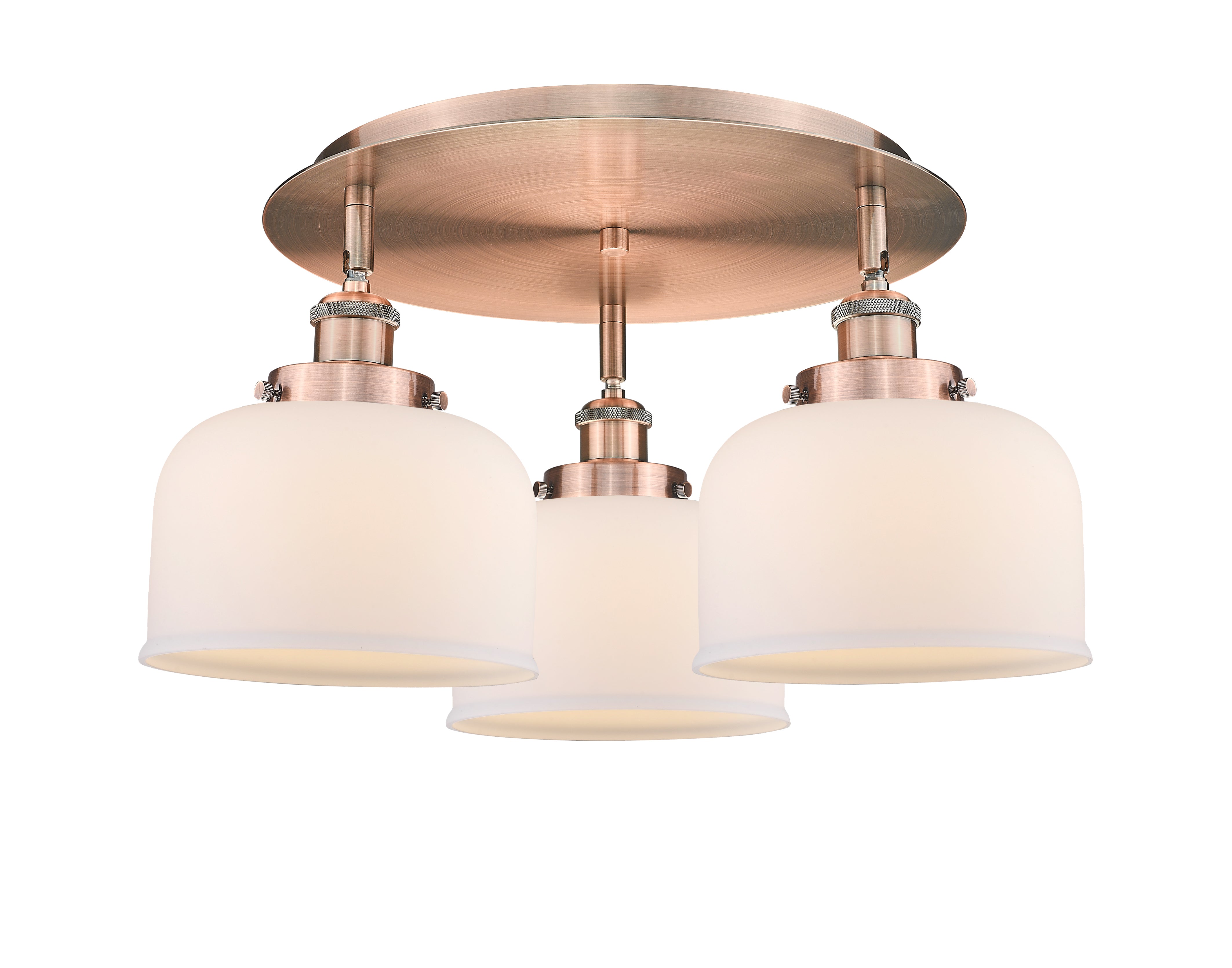 Ballston Semi-Flush Mount Satin Nickel