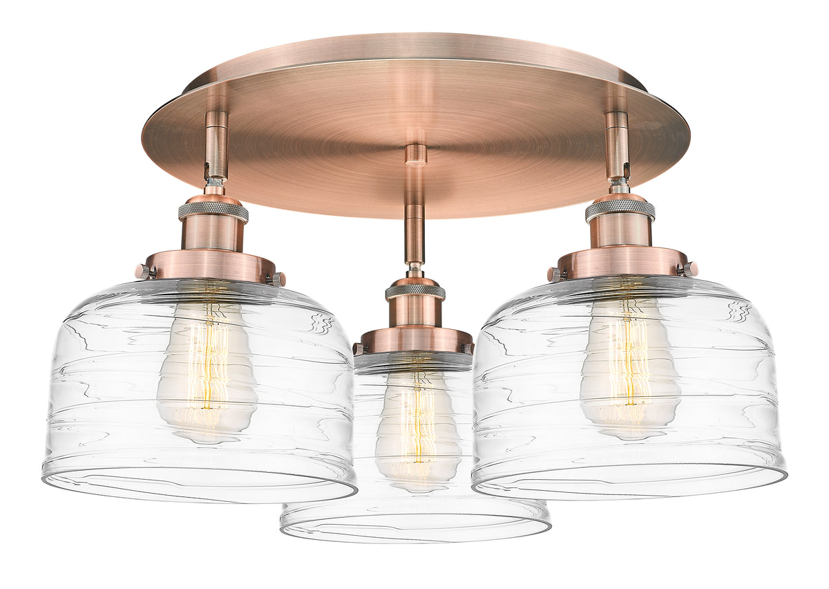Bell 20-Inch 3-Light Semi-Flush Mount
