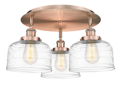 Bell 20-Inch 3-Light Semi-Flush Mount