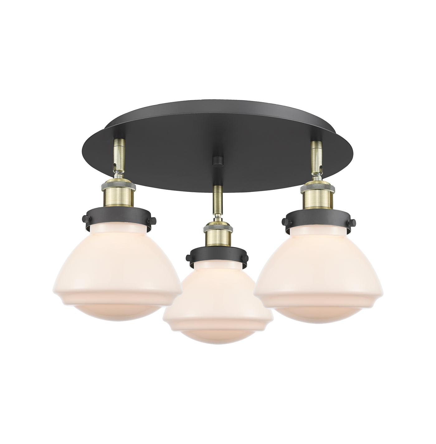 Ballston Semi-Flush Mount Satin Nickel