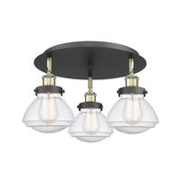Ballston Semi-Flush Mount Satin Nickel