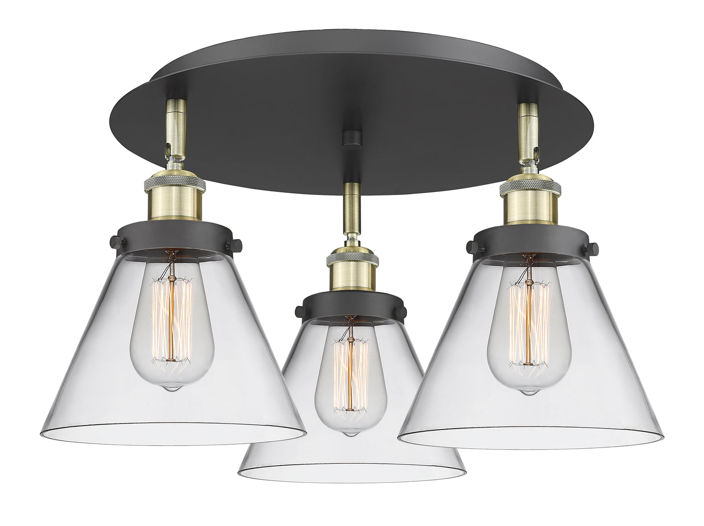 Ballston Semi-Flush Mount Satin Nickel