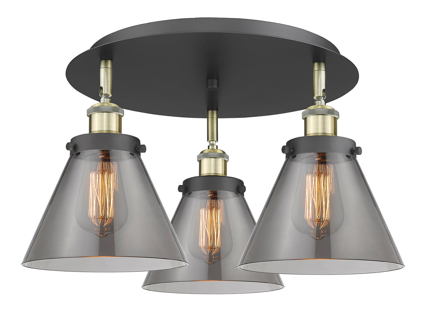 Ballston Semi-Flush Mount Satin Nickel