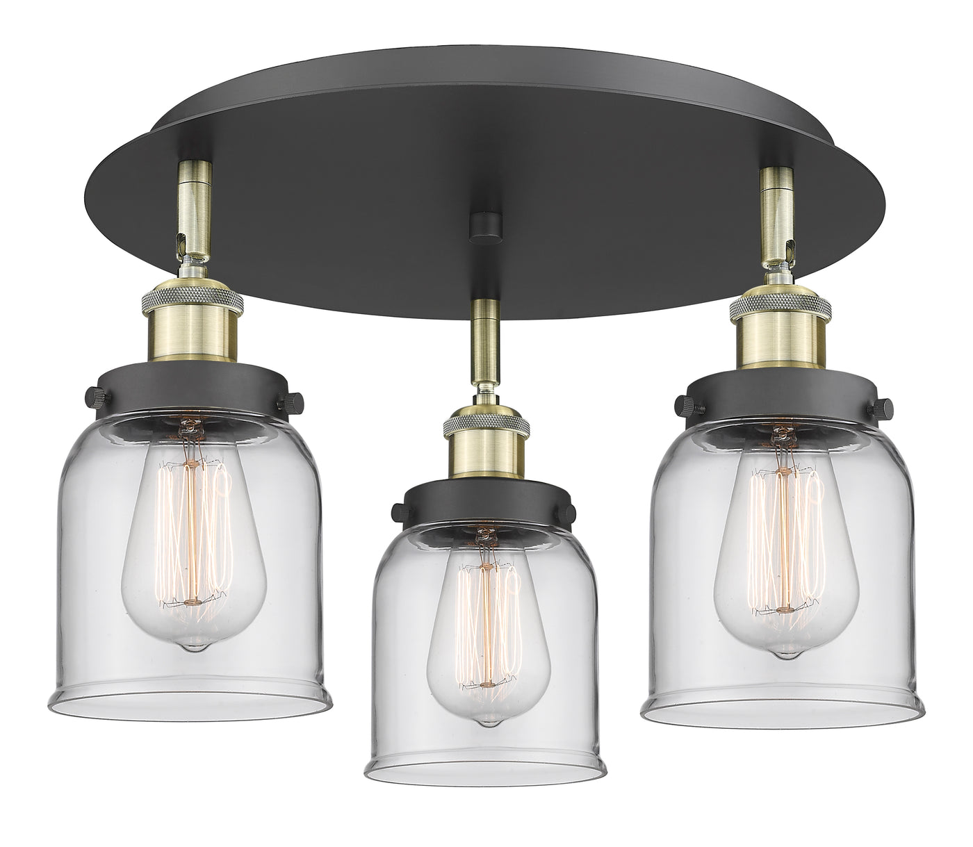 Ballston Semi-Flush Mount Satin Nickel