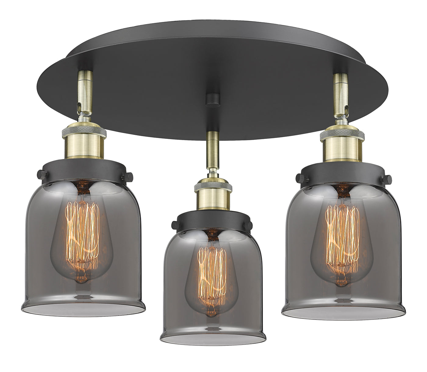 Ballston Semi-Flush Mount Satin Nickel