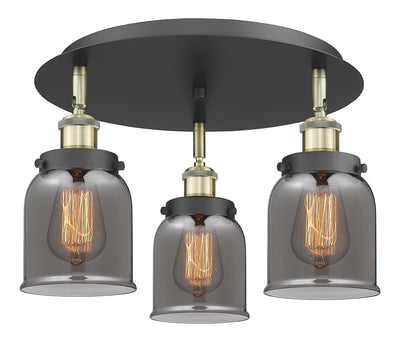 Cone 17-Inch 3-Light Semi-Flush Mount