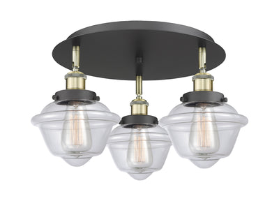 Oxford 19-Inch 3-Light Semi-Flush Mount