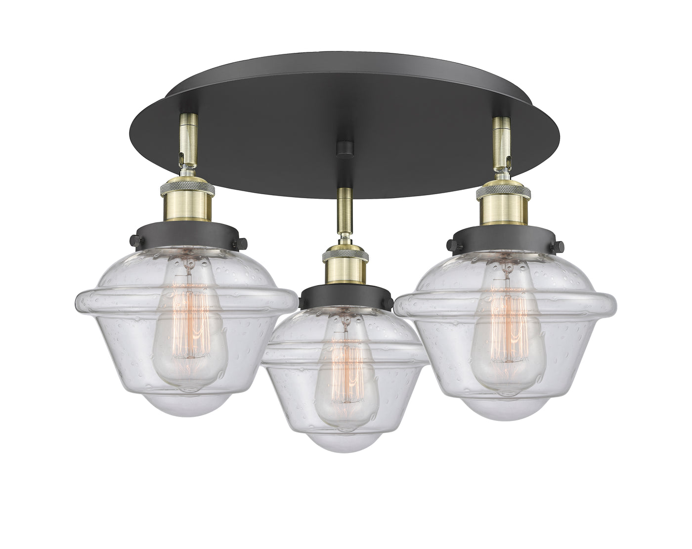 Ballston Semi-Flush Mount Satin Nickel