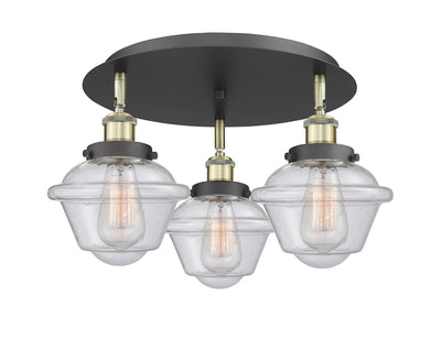 Oxford 19-Inch 3-Light Semi-Flush Mount