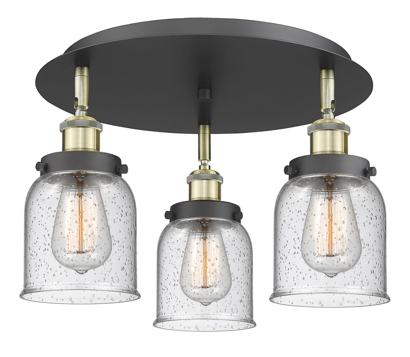 Ballston Semi-Flush Mount Satin Nickel
