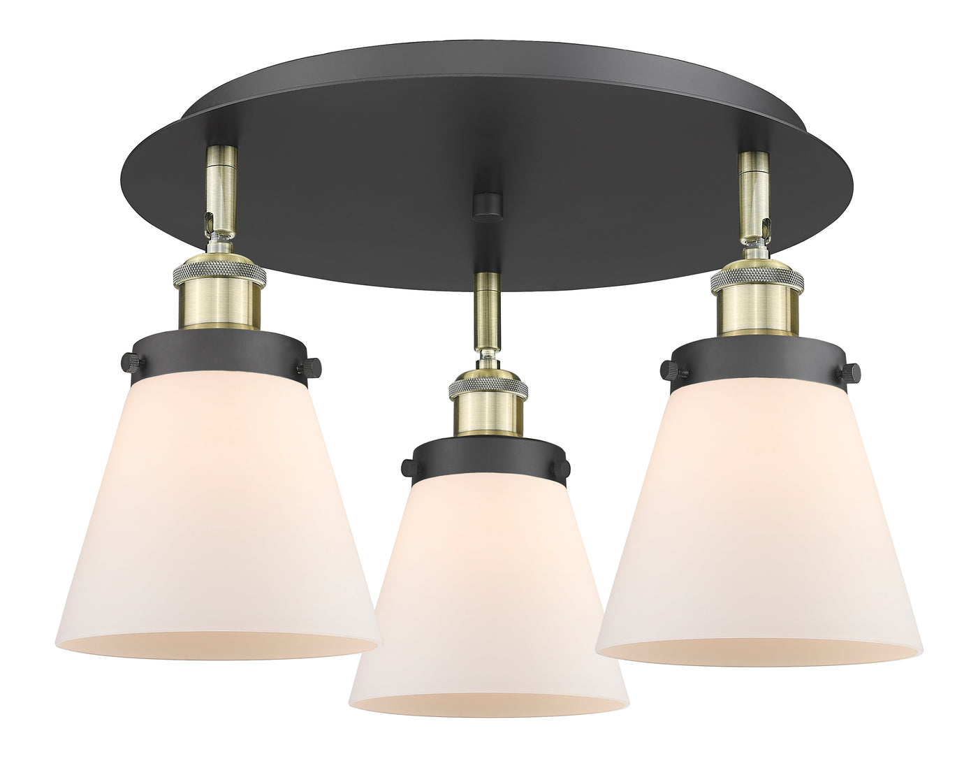 Ballston Semi-Flush Mount Satin Nickel Finish