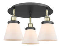 Ballston Semi-Flush Mount Satin Nickel Finish