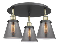 Ballston Semi-Flush Mount Satin Nickel Finish