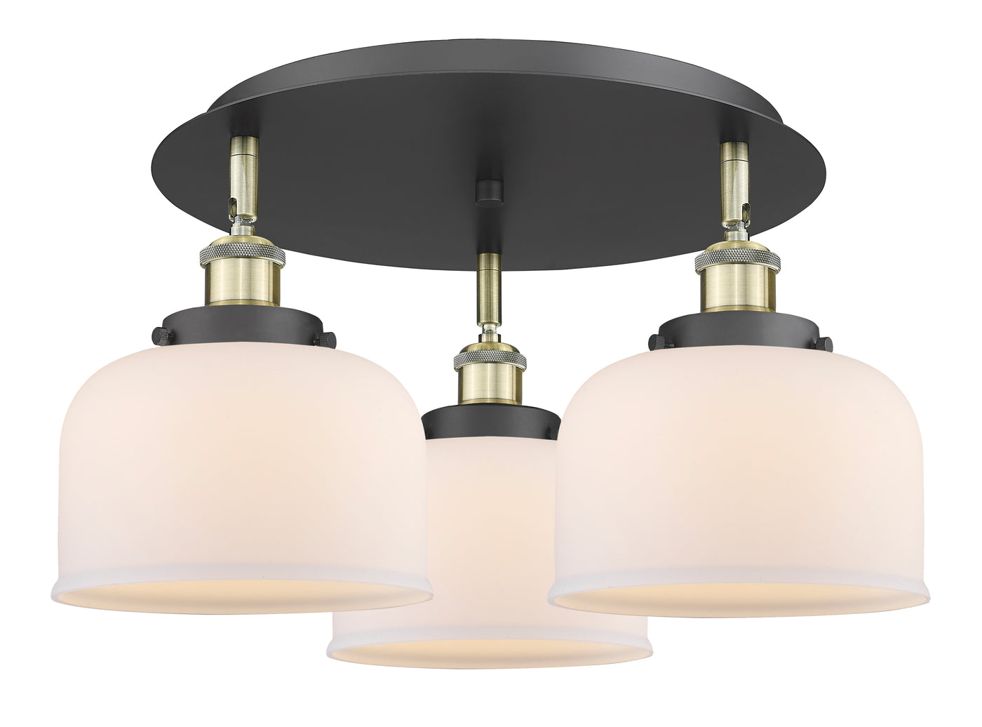 Ballston Semi-Flush Mount Satin Nickel