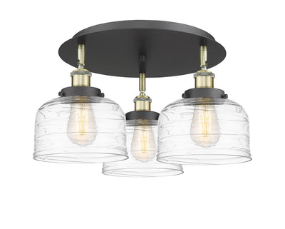 Bell 20-Inch 3-Light Semi-Flush Mount
