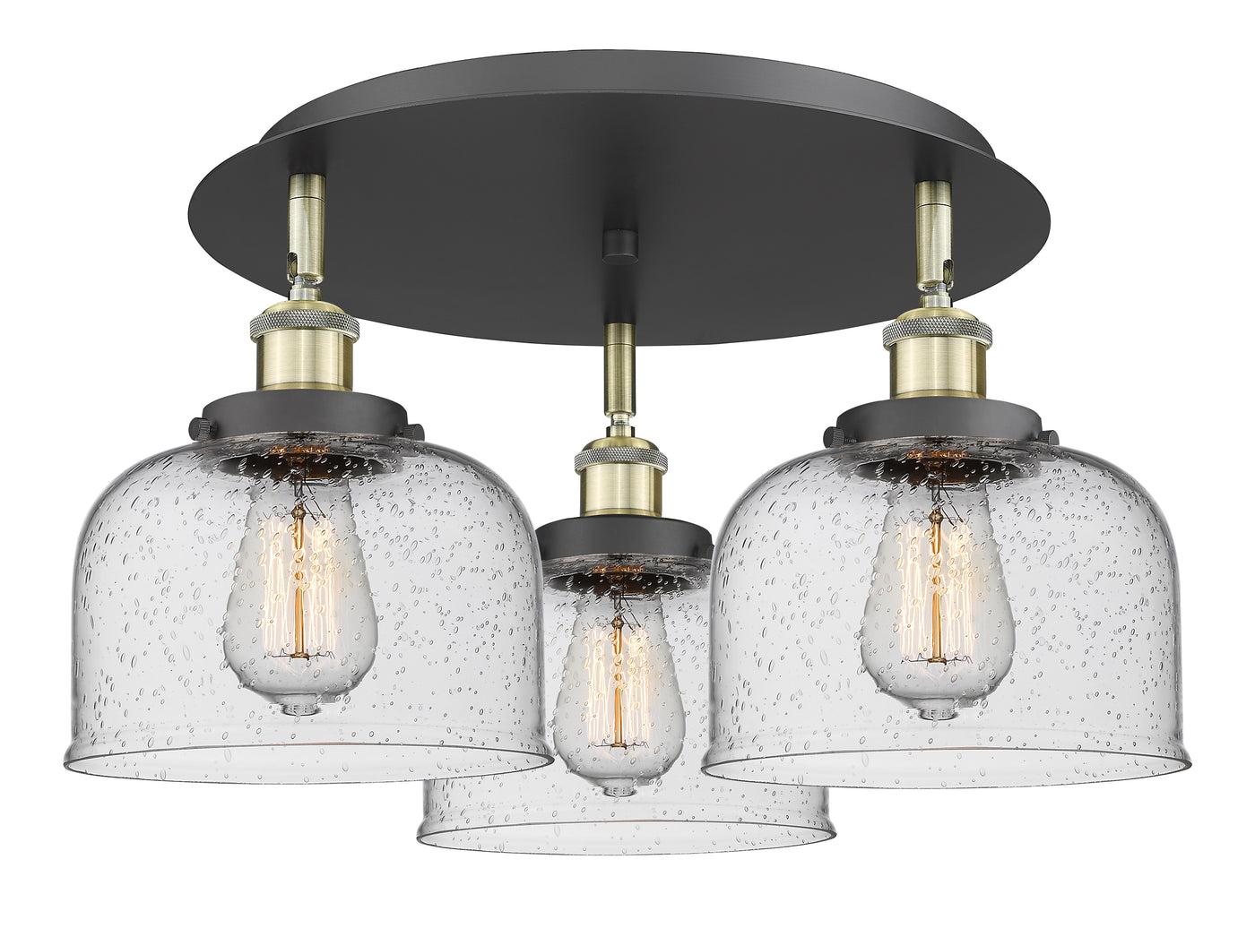 Ballston Semi-Flush Mount Satin Nickel