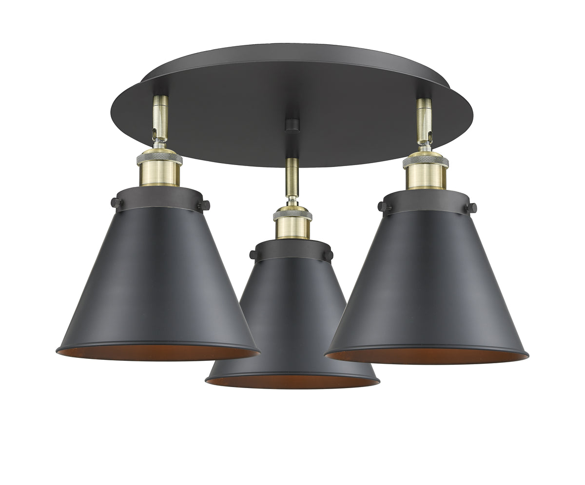 Appalachian 20-Inch 3-Light Semi-Flush Mount