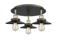 Ballston Semi-Flush Mount Satin Nickel