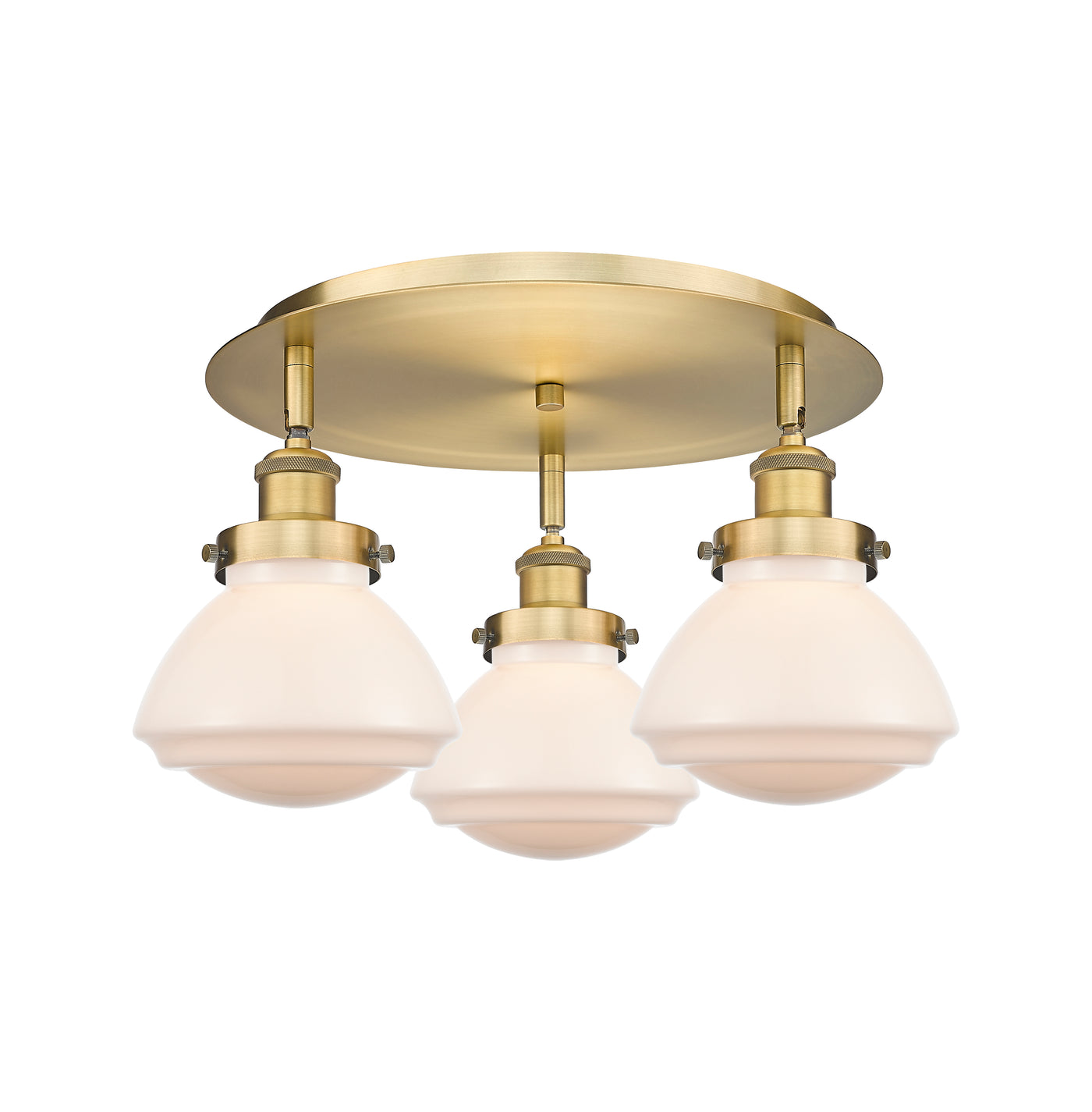 Ballston Semi-Flush Mount Satin Nickel