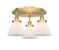 Ballston Semi-Flush Mount Satin Nickel
