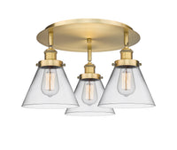Ballston Semi-Flush Mount Satin Nickel