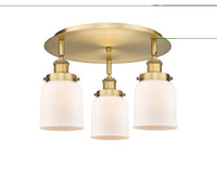 Ballston Semi-Flush Mount Satin Nickel