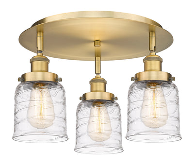 Bell 17-Inch 3-Light Semi-Flush Mount