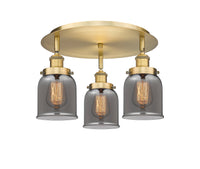 Ballston Semi-Flush Mount Satin Nickel