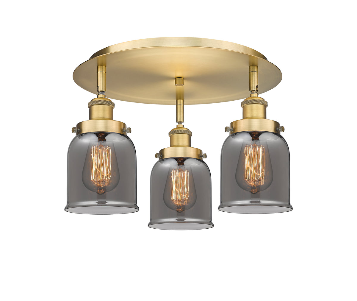 Cone 17-Inch 3-Light Semi-Flush Mount